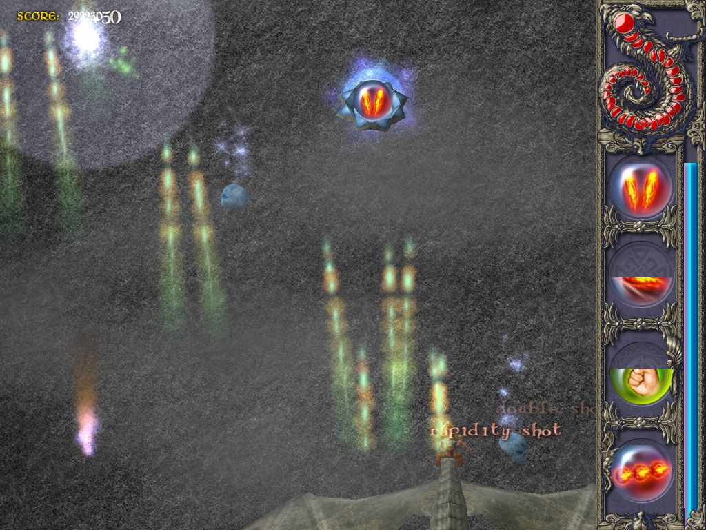 ArchMage (Windows) screenshot: Collect the crystal skull aka soul to slightly decrease the duration of the level.