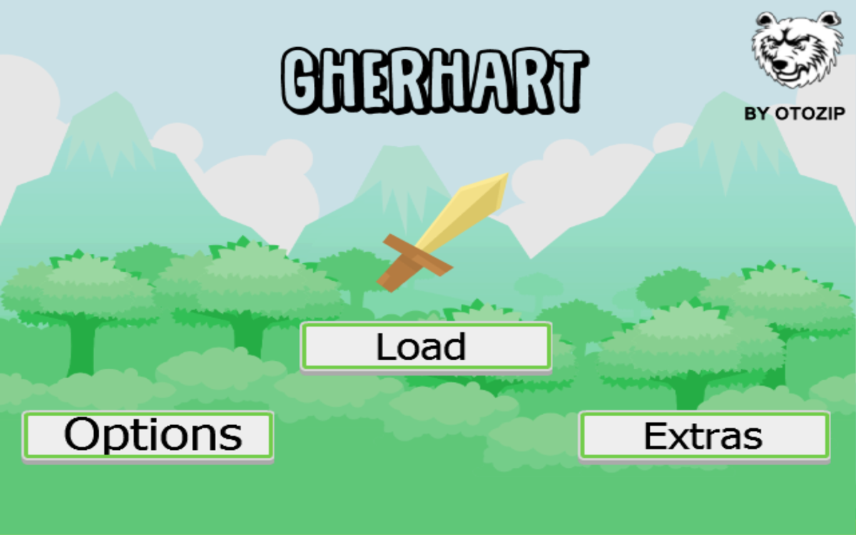 GHERHART (Windows) screenshot: Main menu