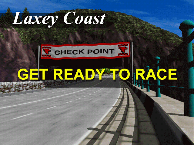 Manx TT SuperBike (Windows) screenshot: Laxey Coast course - presentation