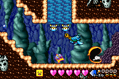 Densetsu no Stafy (Game Boy Advance) screenshot: Stafy is not happy with the music