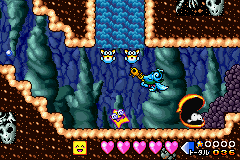 Densetsu no Starfy (Game Boy Advance) screenshot: Stafy is not happy with the music