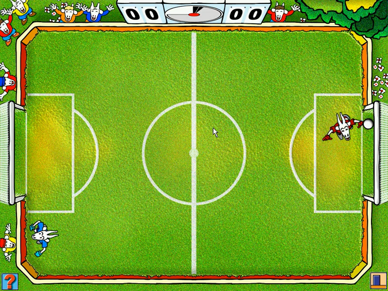 Szkoła Koziołka Matołka (Windows) screenshot: Scoring goal