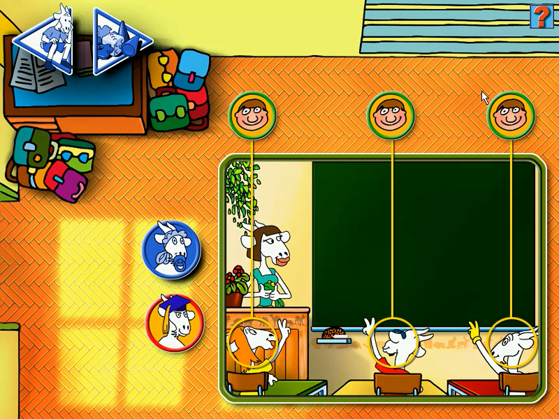 Szkoła Koziołka Matołka (Windows) screenshot: Science quiz