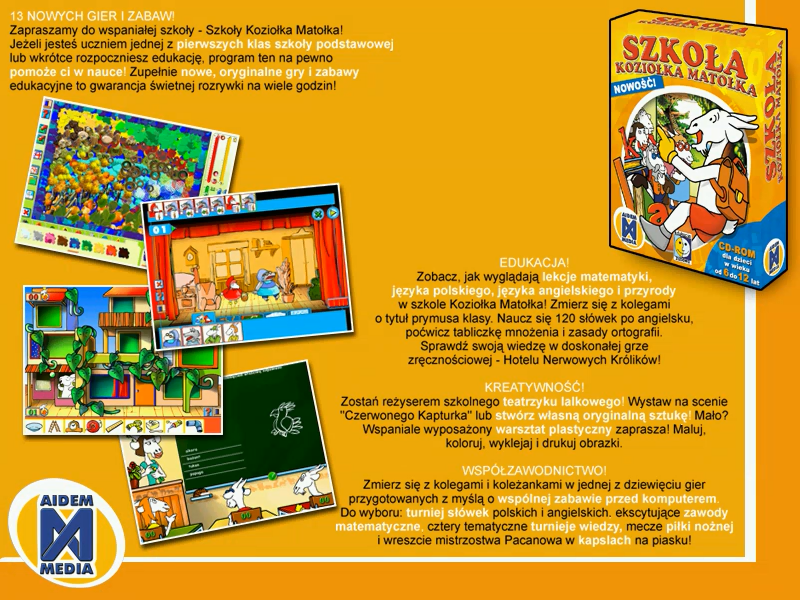 Szkoła Koziołka Matołka (Windows) screenshot: Demo exit screen