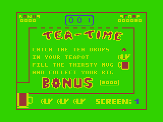 Tea Time (Dragon 32/64) screenshot: Introduction