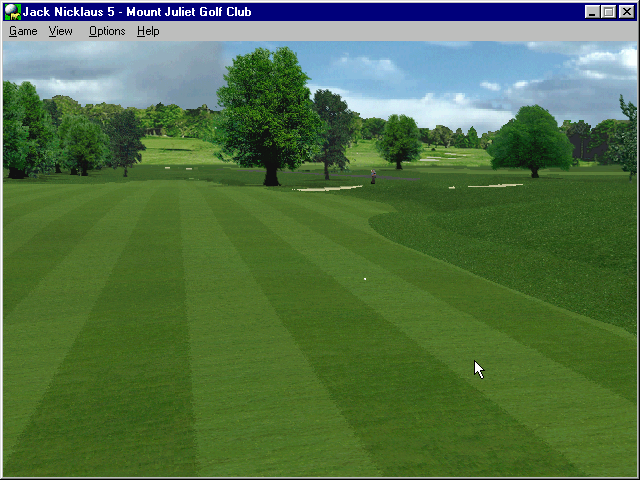 Jack Nicklaus 5 (Windows) screenshot: Mount Juliet course - third shot
