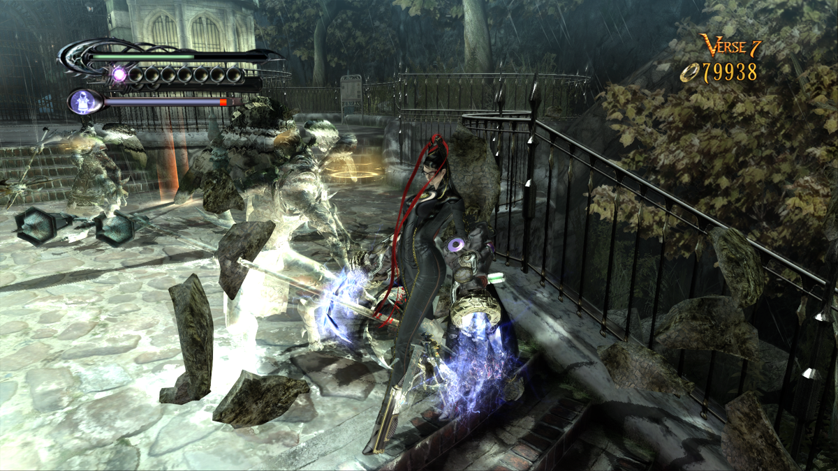 Bayonetta (Windows) screenshot: Durga gauntlets