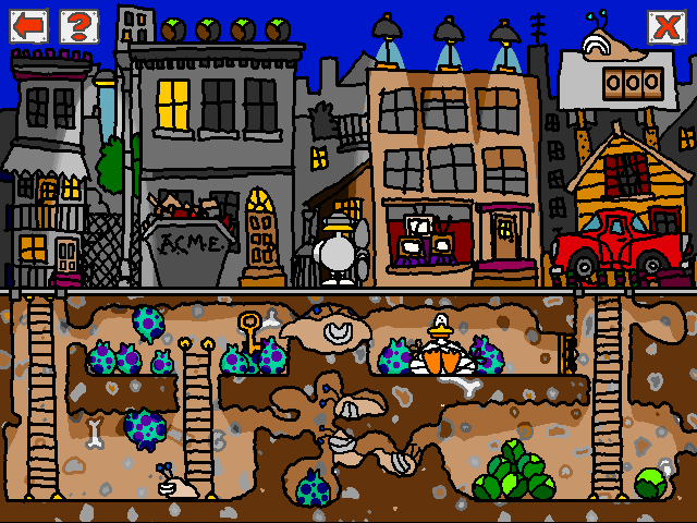 Duck City (Windows 3.x) screenshot: Roboduck