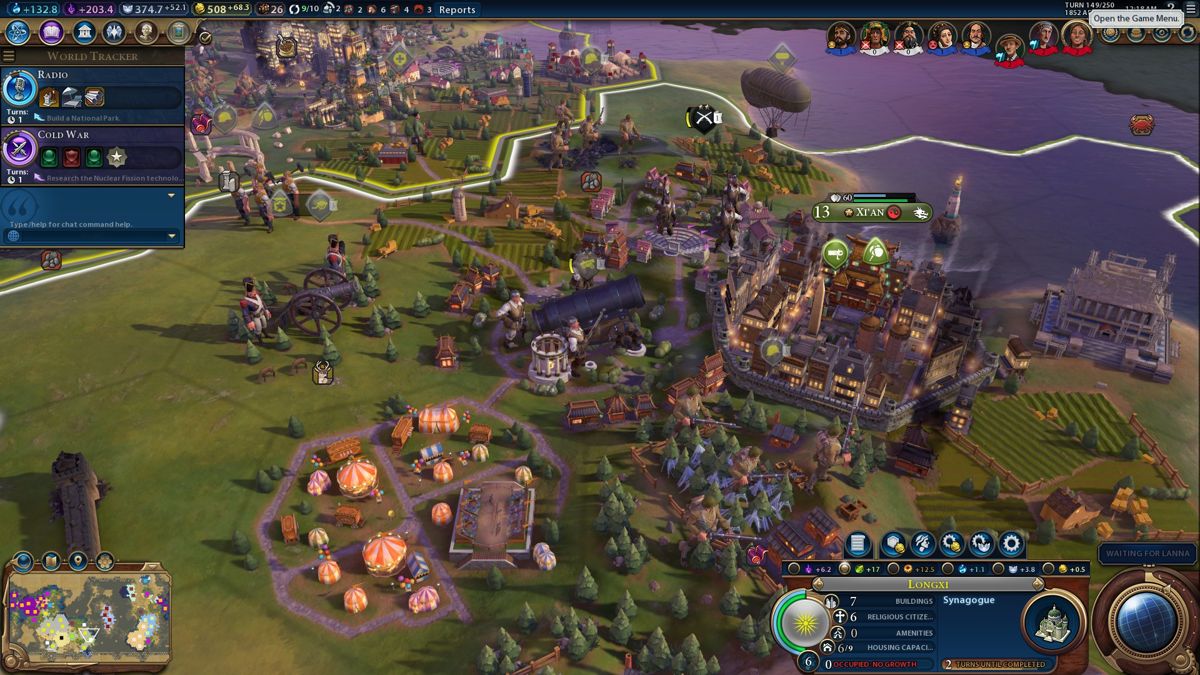 Sid Meier's Civilization VI (Windows) screenshot: China's capital is about to fall to the might of the Macedonian army