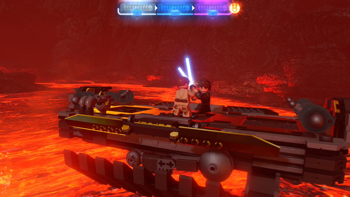 LEGO Star Wars: The Skywalker Saga (Windows) screenshot: The iconic fight