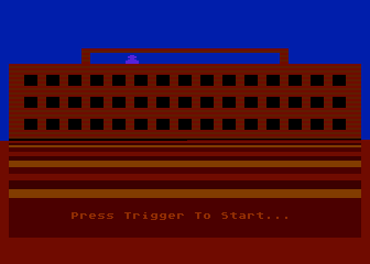 Foreign Legion (Atari 8-bit) screenshot: Ready to Attack