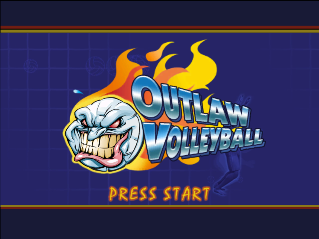 Outlaw Volleyball (Xbox) screenshot: Title screen