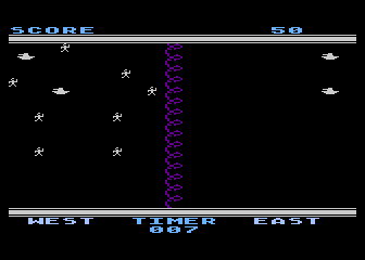 Red Zone (Atari 8-bit) screenshot: All Germans Captured