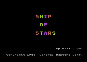 Ship of Stars (1983) - MobyGames