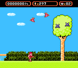 Amagon (NES) screenshot: Beginning the game