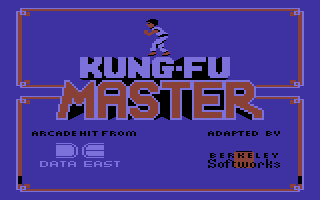 Kung-Fu Master (Commodore 64) screenshot: Title screen
