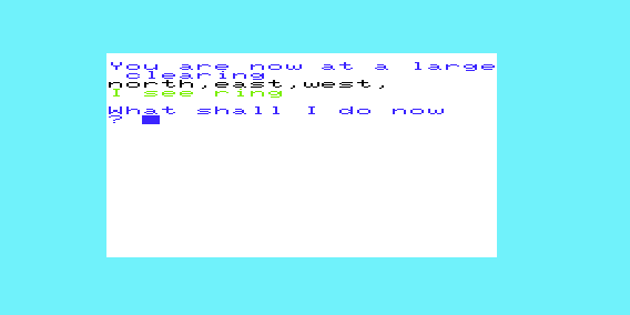 Rescue from Castle Dread (VIC-20) screenshot: Lost in the Forest