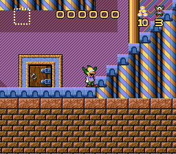 Krusty's Super Fun House (Genesis) screenshot: A level with weird pillars