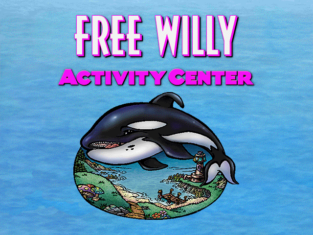Free Willy: Activity Center (Windows 3.x) screenshot: Title screen