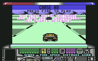 Chase H.Q. (Commodore 64) screenshot: Demonstration