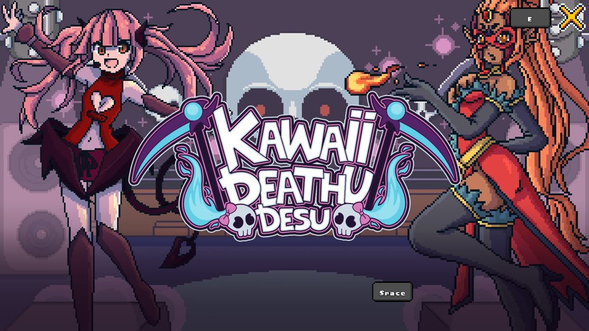 Kawaii Deathu Desu (Windows) screenshot: Title screen