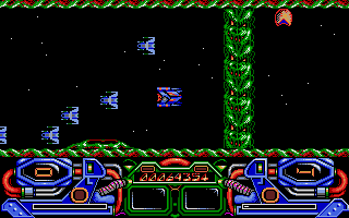 Dark Fusion (Atari ST) screenshot: More flying and shooting stuff.