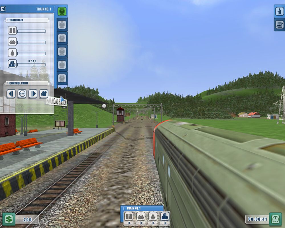Railroad Lines (Windows) screenshot: Third person camera
