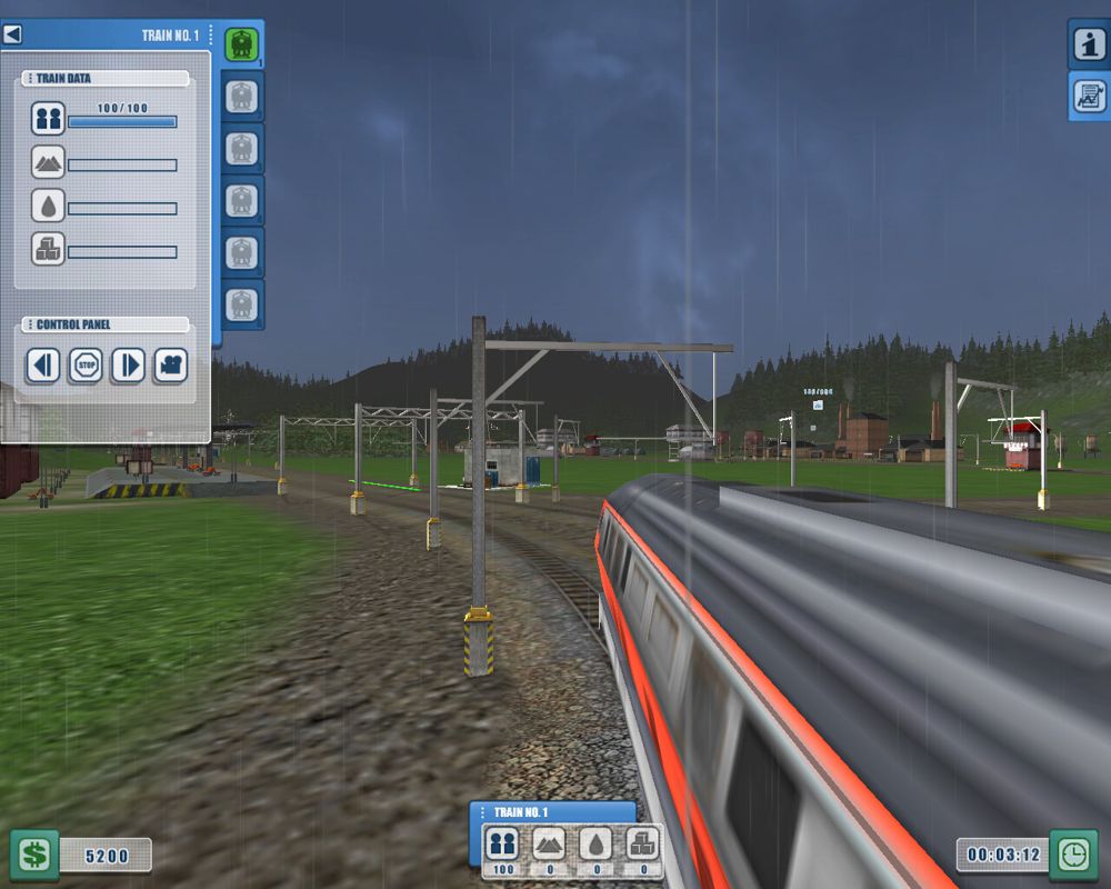 Railroad Lines (Windows) screenshot: "È pericoloso sporgersi"