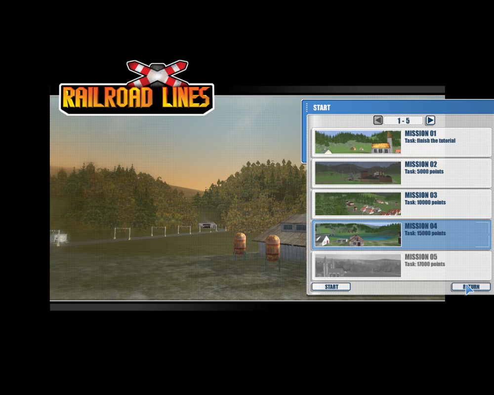 Railroad Lines (Windows) screenshot: Mission 04