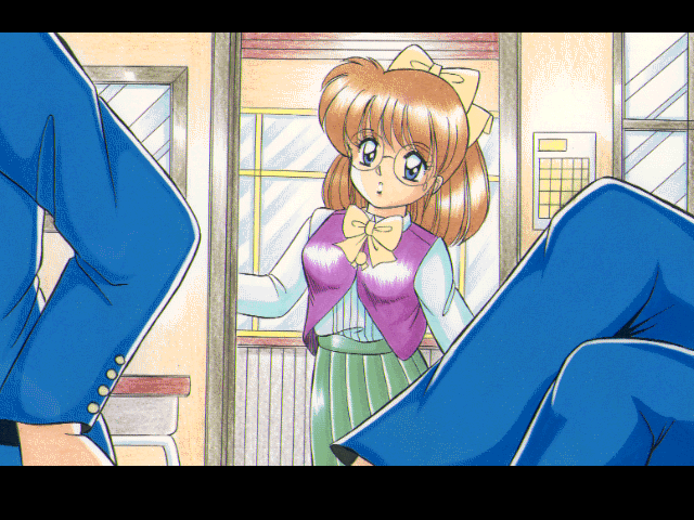 D.P.S. Zenbu (FM Towns) screenshot: FM Towns version of Megumi's Story runs in 256 color mode