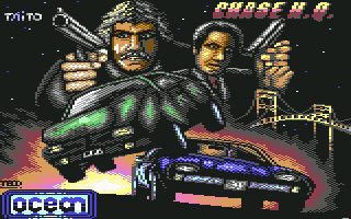 Chase H.Q. (Commodore 64) screenshot: Title screen