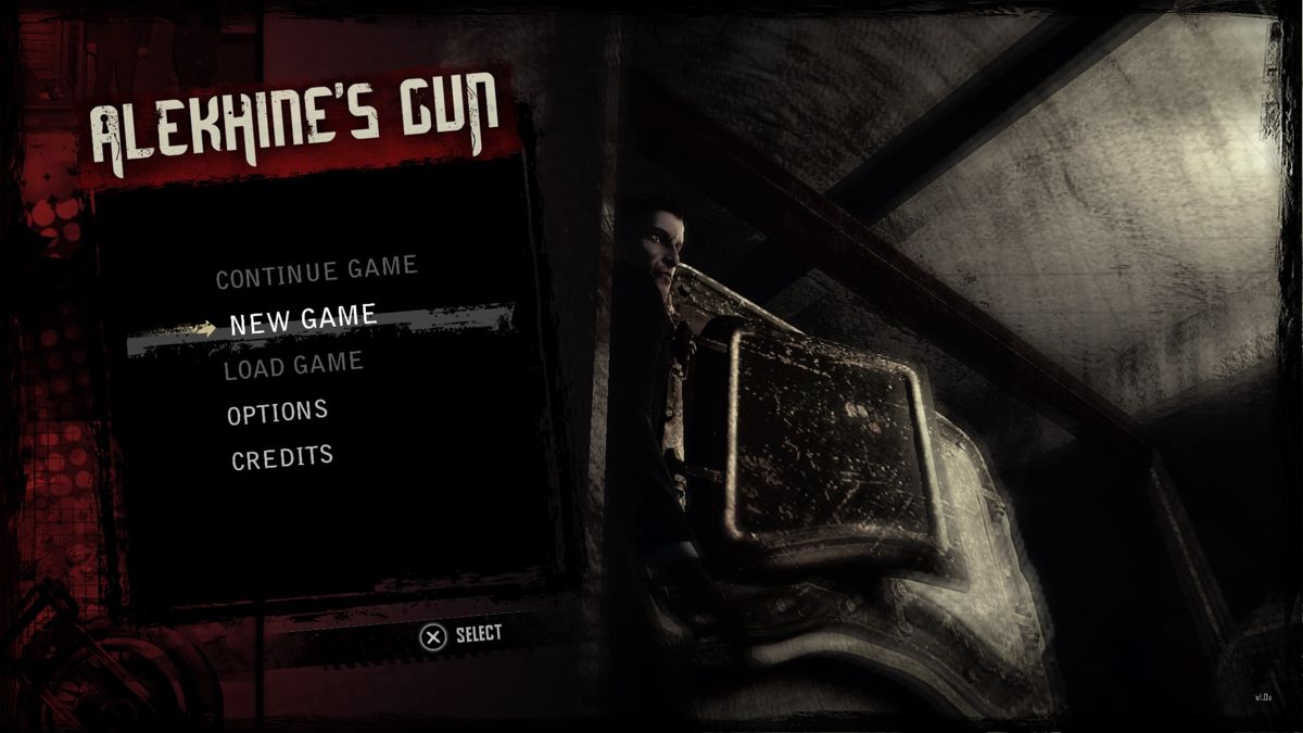 Alekhine's Gun (PlayStation 4) screenshot: Main menu