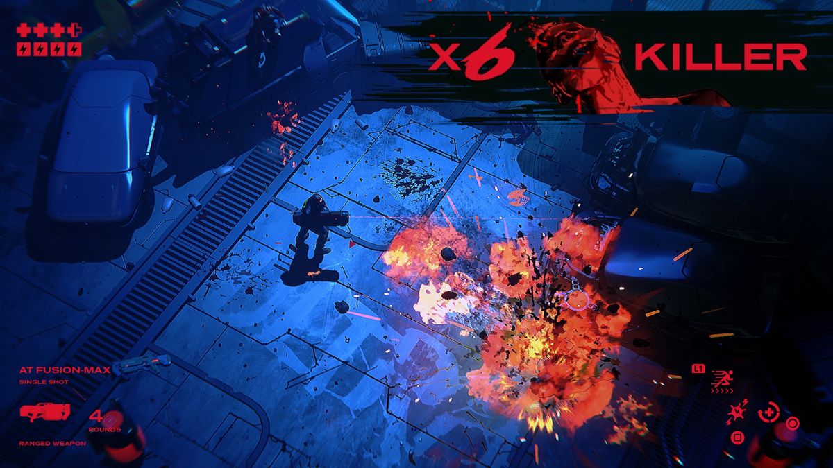 Ruiner (PlayStation 4) screenshot: On a killer streak