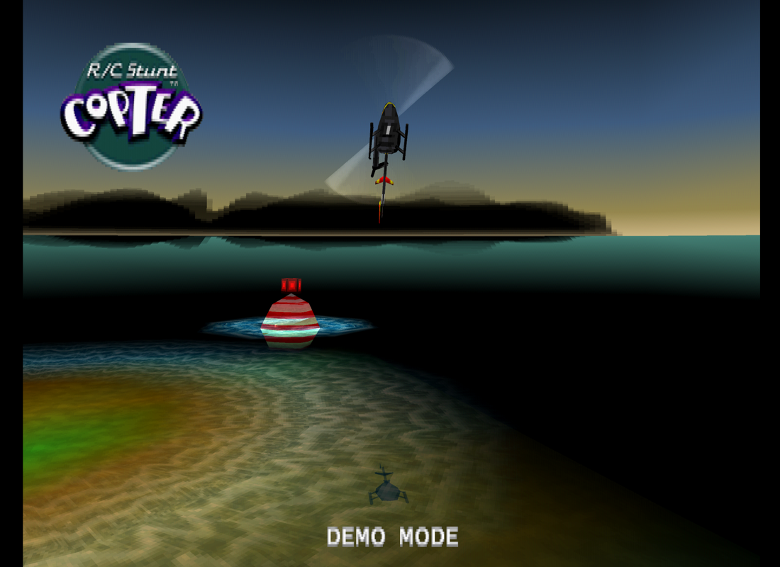 R/C Stunt Copter (PlayStation) screenshot: Demo Footage