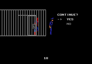 Spider-Man (Genesis) screenshot: The police arrest the hero