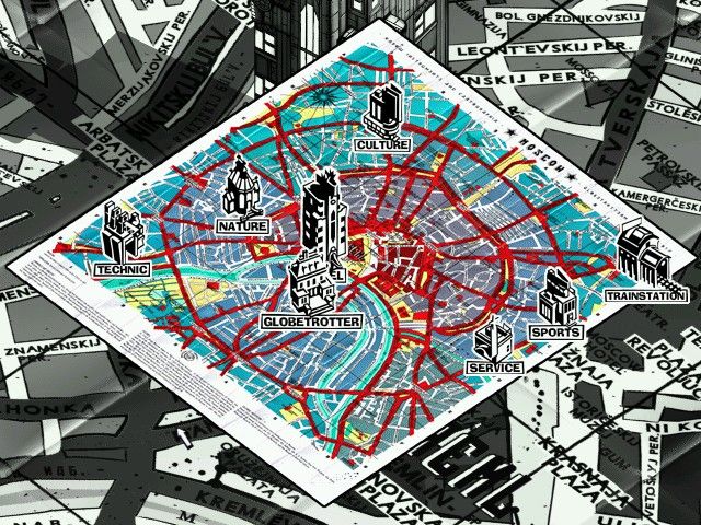 Globetrotter (Windows) screenshot: A map is a must-buy