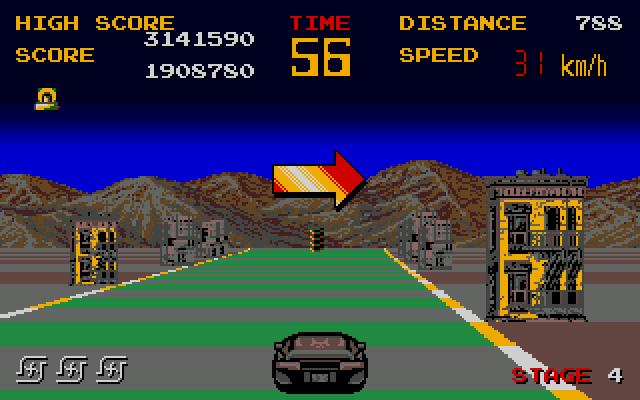 Chase H.Q. (Amiga) screenshot: Stage 4