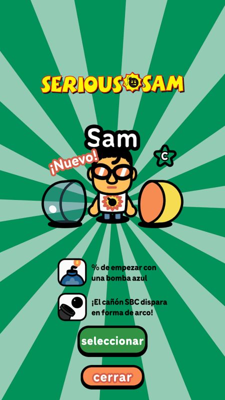 Devolver Tumble Time (Android) screenshot: New character (Sam of Serious Sam)