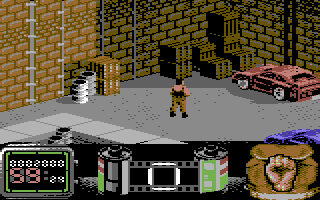 Vendetta (Commodore 64) screenshot: Nice car