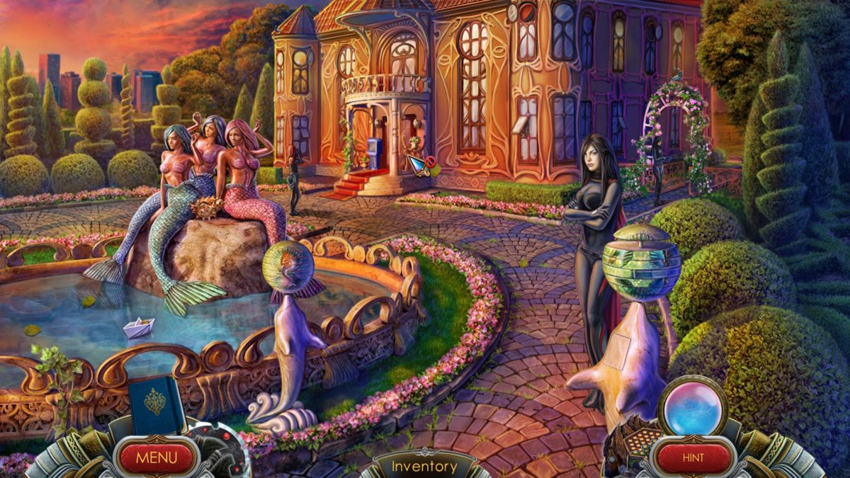 Dark Angels: Masquerade of Shadows (Windows) screenshot: A completely different style of artwork is used for this, a sweet hotel