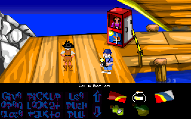 Night of the Hermit (Windows) screenshot: Ticket booth for a cruise