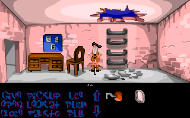 Night of the Hermit (Windows) screenshot: A room below ground later in the game