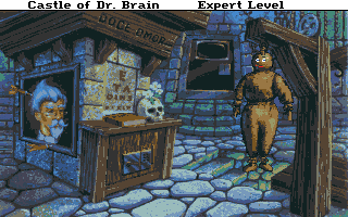 Castle of Dr. Brain (Amiga) screenshot: The Dungeon