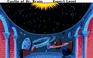 Castle of Dr. Brain (Amiga) screenshot: Planetarium