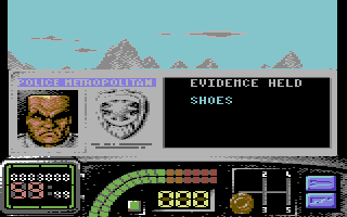 Vendetta (Commodore 64) screenshot: Caught by the fuzz