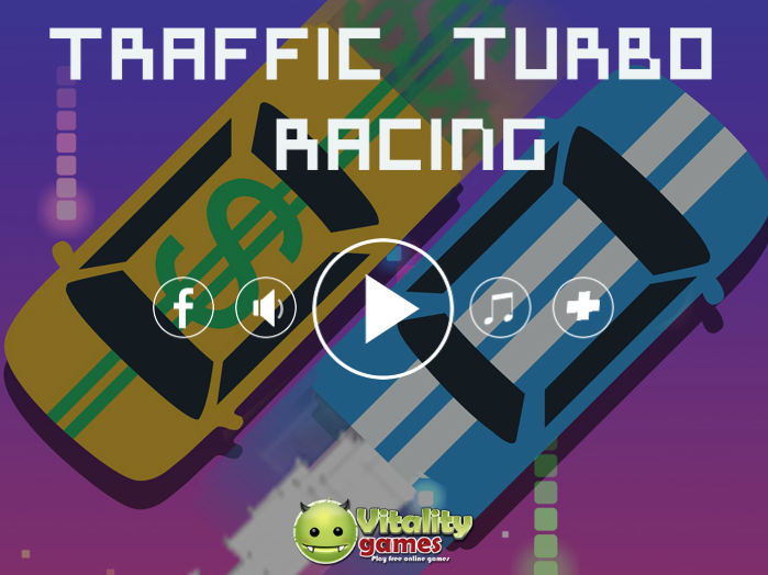 Traffic Turbo Racing (Browser) screenshot: Title Screen