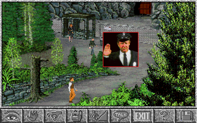 Amazon: Guardians of Eden (DOS) screenshot: No pasaran!
