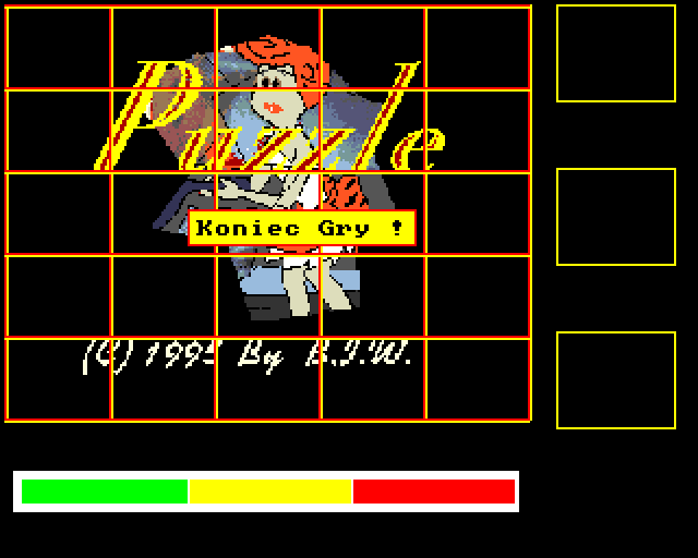 Puzzle (Amiga) screenshot: Completed
