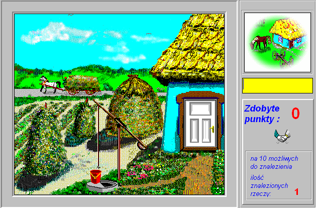 OrtoGra / Belfer (Windows 3.x) screenshot: Village