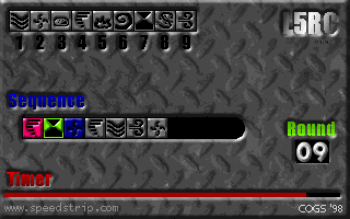 L5RC (DOS) screenshot: Main Game Screen